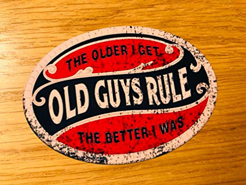 Old Guys Rule Older Better Aufkleber Sticker Oldtimer Auto Decal Race Part Mi453