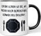 JUNIWORDS Tasse, Ich Bin schon so alt, wir hatten noch achteckiges, schwarzes Geschirr, Wähle Farbe, Schwarz