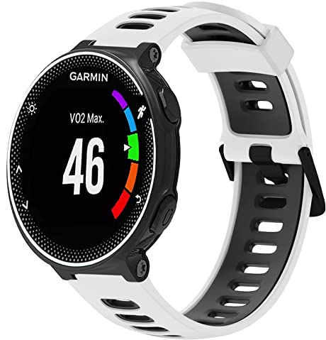 SITAFU Armband Garmin Forerunner 735XT,Sportarmband für Garmin Forerunner 235 - Einstellbares Silikon Armbänder Uhrenarmband Sport Ersatzarmband für Garmin Forerunner 235/735XT/220/230/620