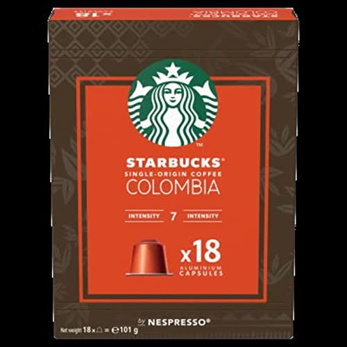 Starbucks Nespresso Colombia, 18 capsules