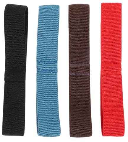 4 Pcs Lunch Bento Box Band Straps Heavy Duty Lashing Strap Nylon Bento Box Lunch Container Fixing Strap for Bento Box Lunch Container Box Straps Belts Bundling Belts ( Random color )