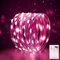 FFZZKJ Fairy Lights Battery Operated for Bedroom Indoor 3M 30LED Battery Powered Timer LED Lights Micro String Lights Copper Wire Fairy Lights for Christmas Decorations Festival Wedding Party, Pink