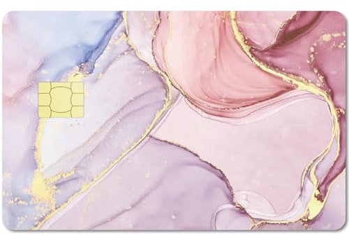 CREATCABIN Marmor-Karten-Skin-Aufkleber,Debit-Kreditkarten-Skins,Abdeckend,Personalisierend,Bankkarten-Schutz,Abnehmbare Folie,Wasserdicht,Schlank,Kratzfest,Für Den Transport,Schlüsselkarte,186x137mm