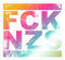 Spreadshirt FCK NZS - Die bunte Welt Schriftzug Sticker, max. 10x10 cm, 10 x 10 cm, Transparent glänzend