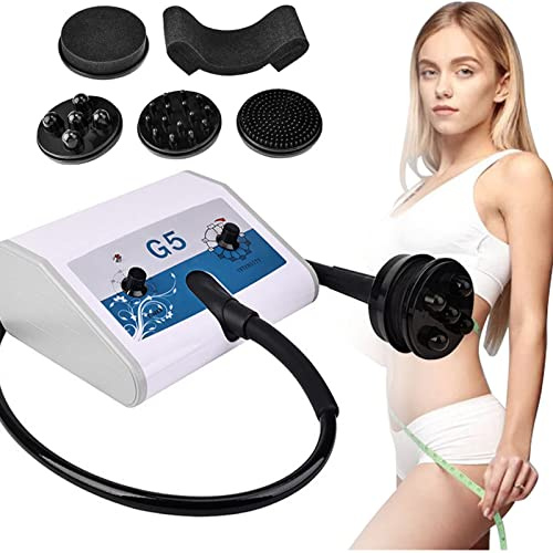 Cellulite Vibration Fat Burner Machine - Hochfrequenz G5 Vibrierende Massage Abnehmen Professionelle Muskelmaschine mit 5 Köpfen