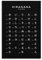 TINCHEW Hiragana Diagramm – Japanisches Alphabet Lerntabelle – schwarzes Poster, Wandkunst, Wandteppich, Geschenke, Schlafzimmer, Drucke, Heimdekoration, hängendes Bild, Gemälde, Wandteppiche, 20 x 30