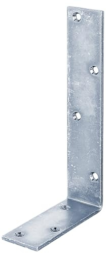 Alberts 823931 Balkenwinkel | schmal | galvanisch blau verzinkt | 100 x 200 x 40 mm | 20er Set