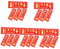 HOMSFOU 20 Stk Feuerlöscher-schild Feuerlöscher Aufkleber Selbstklebendes Feuerlöscheretikett Selbstklebender Aufkleber Für Feuerlöscher Feueralarmschild Brandschutzschilder Schwammkleber