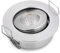 10PCS Dimmbar Warm White Small 3 W COB LED Recessed Ceiling Light, schwenkbare Mini-Strahler, Lochgröße 42-45 mm, 3000K silberne Farbe für Home Cabinet DIY