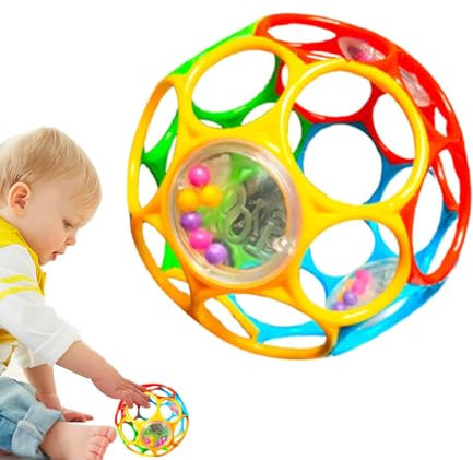 Greifball Für Baby, Sensorik Rassel Greifball Babyspielzeug Kinder Greifen Spielball, Baby Spielzeug, Spielzeug Kinder Greifen Kugel, Babyrassel, Babyspielzeug Für Babys Von 3-18 Monaten.