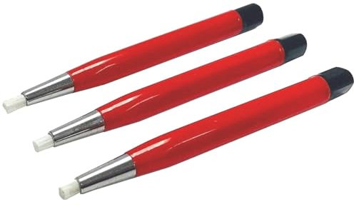 Lot de 3 pinceaux à gratter en fibre de verre pour bijoux, montres, pièces de monnaie, applications électroniques, élimination de la rouille et de la corrosion