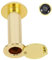 Gadpiparty Door Peephole Replacement Door Viewer for Narrow Panel Doors Door Peep Hole Kit Security Door Cat-Eye Peephole Reverse Viewer Peephole Viewer Door Viewers Golden Metal