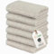 nice homeit Juego de 6 Toallas de Cara y Manos de 40 x 60 cm – Toallas de baño de 100% algodón Hilado en Anillo – Extra Suave y Absorbente. Fabricado en Italia (Tortòra)