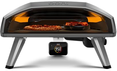 Ooni Koda 2 Pro Gas Pizza Oven – 18 Gas Powered Outdoor Oven with 28 mBar Regulator and Gas Hose, Gas powered Portable Pizza Oven - Black