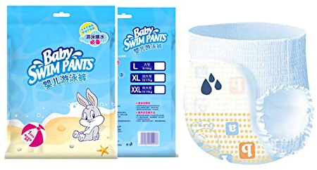 Einweg-Schwimmhose für Kinder, hygienisch sauber und wasserdicht verpackt. (XXL über 12 kg)