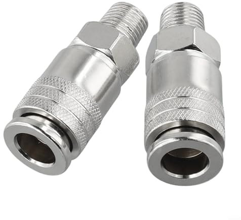 Connettore rapido pneumatico in metallo G1/4 Filettatura maschio Raccordo compressore d'aria Standard UE Adattatore di accoppiamento a sgancio rapido Strumento di collegamento del sistema di aria