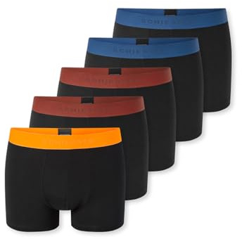 Schiesser Herren Boxershorts 95/5 | 5er-Pack | Größe 8 (XXL) | Sortiert 15