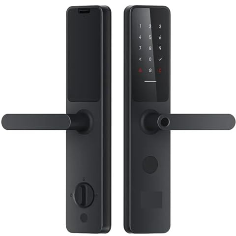 Smart Lock, Smart Door Lock A100 Pro Fingerprint Lock APP Bluetooth Password NFC for Front Door