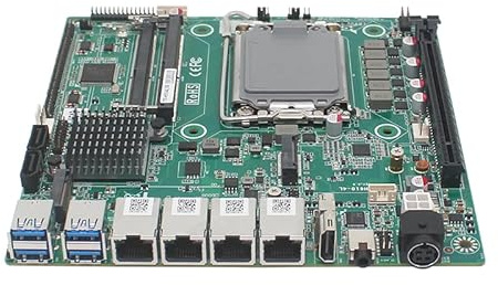 3 cartes mères i225/i226 + 1 carte mère Mini ITX DDR5 LAN i219V, Intel H610 SATA 6 Go/s (processeur Core i3/i5/i7 LGA1700 de 12e génération, M.2 (NVME), 2 ports SATA3.0, emplacement PCIEX16, carte
