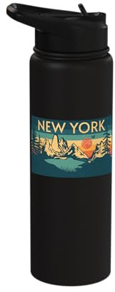 New York Stainless Steel Insulated Water Bottle