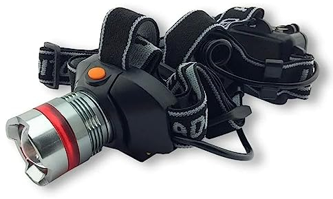 Edm 36059 Linterna Cabeza 1 Super Led Cree 3W, Negro