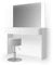 Vicco tavolo da toeletta Azur, Bianco, 120 cm con sgabello