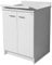Montegrappa Mobile Lavatoio 60x60x85cm 2 Ante ASSE in Termoplastico Marella Bianco
