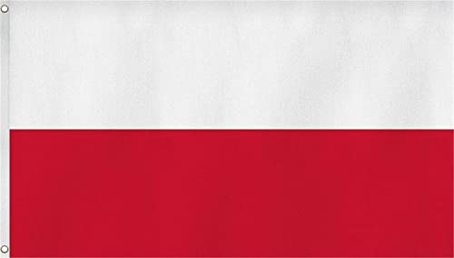 normani XXL Deutschlandfahne Flagge 300 x 500 cm mit Messingösen Farbe Polen