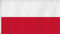 normani XXL Deutschlandfahne Flagge 300 x 500 cm mit Messingösen Farbe Polen