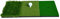 LIOOBO Golf-Übungsmatte Schlagmatte für Indoor-Outdoor-Golf-Trainingshilfen grün 3 Farben langes und kurzes Gras 30x60cm