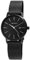 Just Watch Damen-Uhr Milanaiseband JW146 Edelstahl Datum Analag Quarz JW10083 (schwarz/schwarz)