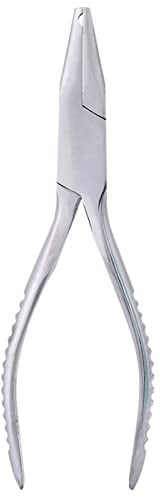 Optiker Zange Brillenzange Nasenpolsterentferner 15,5 cm | Edelstahl, scharfe Öffnung, solide, für Brillenreparatur, Schmuck, Bastelarbeiten, professionellen