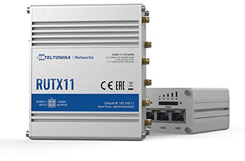 Teltonika RUTX11 - Next Generation LTE Cat. 6 Industrieller Mobilfunk-Router