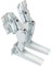 sparefixd Door Hinge Kit for Siemens Built in Fridge Freezer 00481147