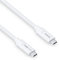 PureLink cable USB-C a USB-C, USB 3.1 Gen 2 con transferencia de datos a 10 GB/s, blanco, 1,50 m