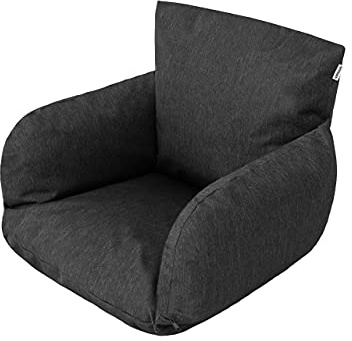 PillowPrim Kissen für Hängesessel Outdoor – Palettenkissen – Für Loungefans & Terrassenfreunde – Komfort beim Schaukeln – Waschbar, Schwarz, Rattan-kompatibel