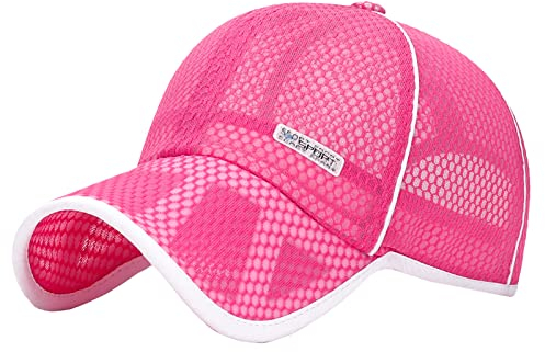 Happy Cherry - Berretto da Sole con Visiera Anti-UV Bambino Bambini per Tennis Calcio Golf Cappelli Sportivo Estivo per Spiaggia Vacanza Viaggio Cappello da Sport Protezione Solare Bambina - 4-14 Anni