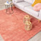 FRAAI | Home & Living Teppich Hochflor - Lofty Orange Rosa - Einfarbig - Modern, Skandinavisch - Wohnzimmer, Esszimmer, Schlafzimmer - Fellteppich - Carpet