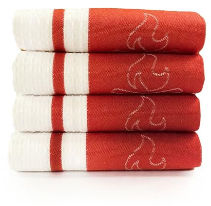 Carlo Lamperti Italien Green Coll Küchentücher 61% recycelte Baumwolle, 26% recyceltes Polyester, 13% Baumwolle, Hände, Gläser, hervorragende Haltbarkeit, Qualität Std 100 von Oeko-Tex