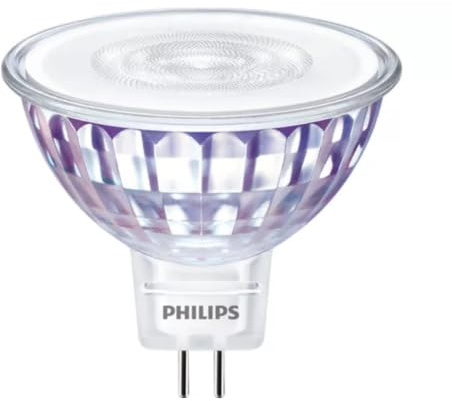 Philips CorePro LED MR16 Spotlight Bulb 4.4W GU5.3 35W Equivalent 4000K Cool White 36° Beam Angle Non-Dimmable Energy Saving LED Lamp for Retail, Display, Kitchens & Homes