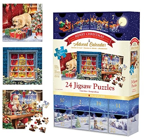 Eurographics Puzzle Adventkalender - Frohe Weihnachten. 1200 Teile