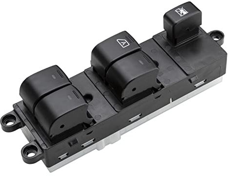 MangWany Interruttore Alzacristalli Elettrico Pulsantiera Alzavetri per Qashqai +2 J10 JJ10 Navara D40 Pathfinder 2004-2016 25401-EB30B 25401-JD001 Anteriore Sinistro