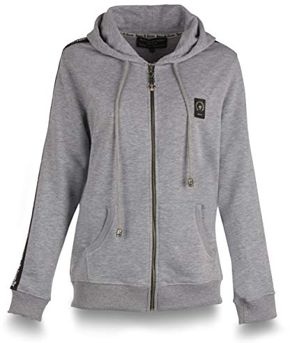 Roberto Geissini Damen Sweatjacke Basic - Grey M
