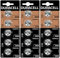 15X Duracell CR 2025 With Lithium (3 Blister Packs Of 5 Batteries) 15 Batteries