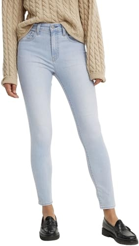 Levi's Women's 721 High Rise Skinny Med Indigo-Worn in, Cool It Now You, 26W x 28L