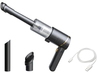 Generico Mini Aspirapolvere Senza Fili Elettrico Aspirabriciole Auto Casa Ufficio Potente con Batteria