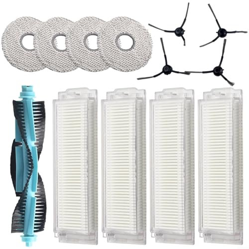 Brosse à rouleau en tissu pour balai à franges latérales - Accessoires pour Cecotec - Pour Conga 11090 - Pièces de rechange (B)