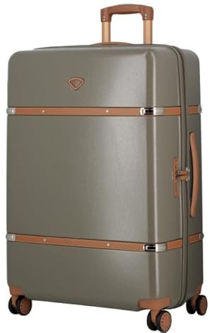 JUMP Jumbo Koffer RPET Cassis Riviera ECO 4 Räder (8302RE) (Bronze), bronze, RPET Jumbo-Koffer mit 4 Rädern