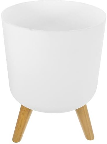 POPETPOP Pot de Fleurs Jardinière de Fleurs Taille Base en Bois Pieds de Pot pour La Plantation