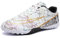 DHOVOR Men's Football Boots - White, Size 7 UK - Adult, Astro Turf & Indoor Soccer Shoes